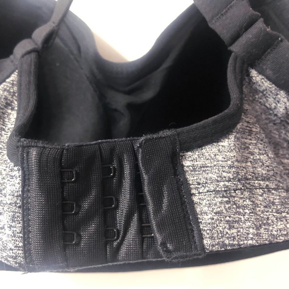 Victoria's Secret VSX Sports Bra Black Gray 32D - Picture 4 of 5